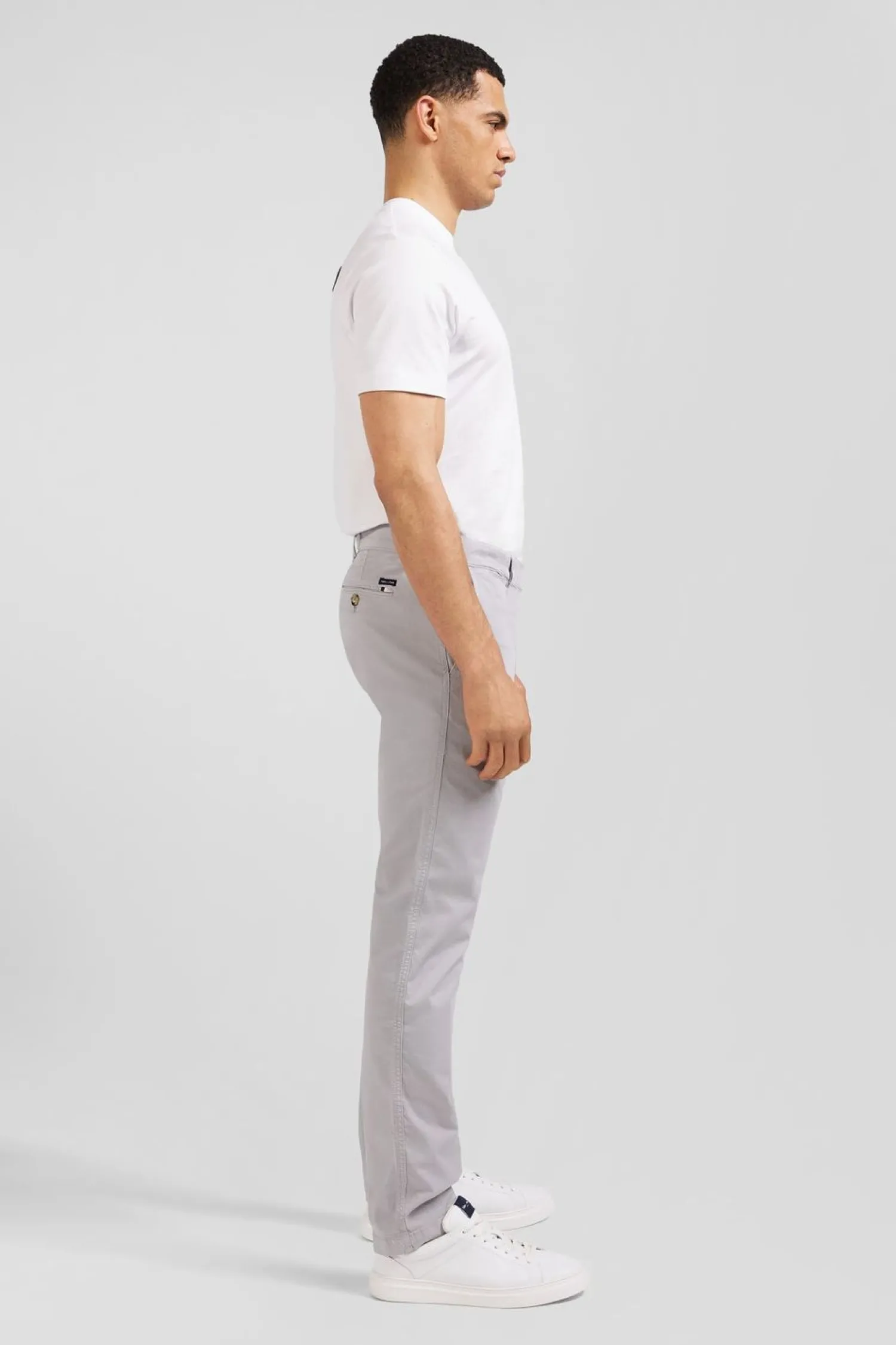 Outlet Pantalon Chino Gris Homme Pantalons