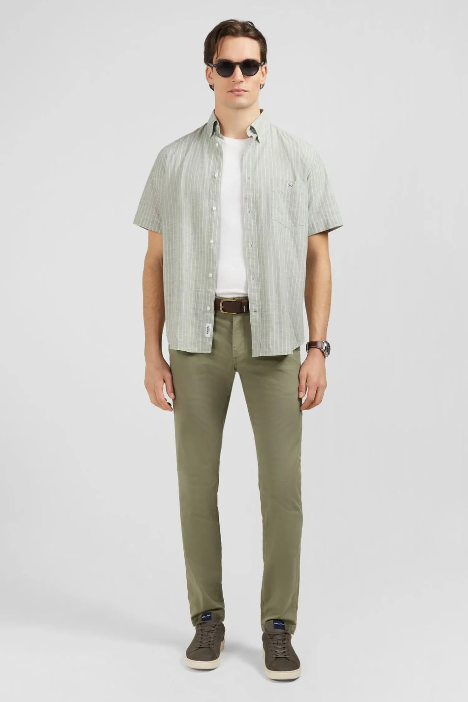 Clearance Pantalon Chino Kaki Homme Pantalons