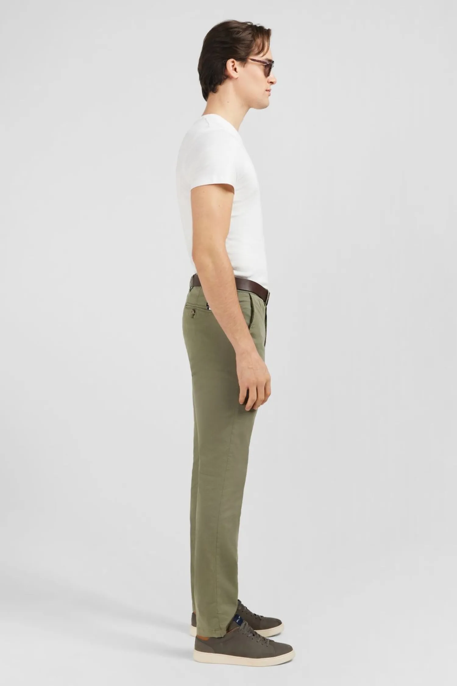 Clearance Pantalon Chino Kaki Homme Pantalons