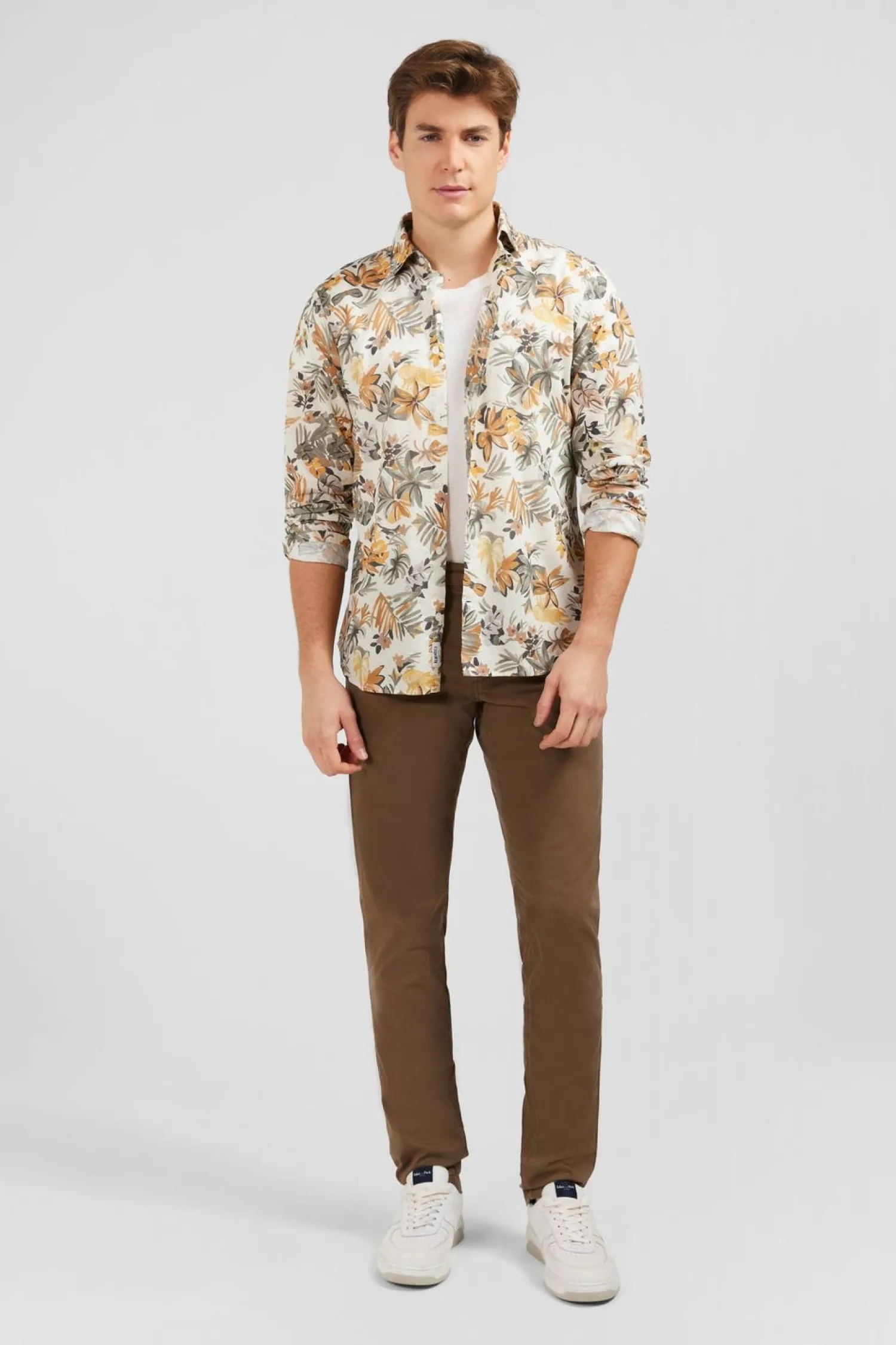 New Pantalon Chino Marron Homme Pantalons