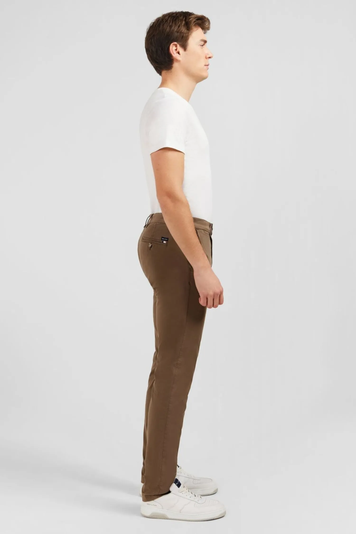 New Pantalon Chino Marron Homme Pantalons