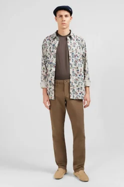Outlet Pantalon Chino Marron Homme Pantalons