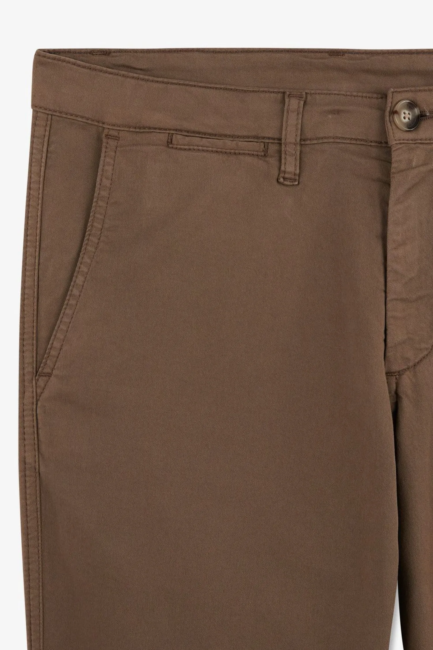 Outlet Pantalon Chino Marron Homme Pantalons