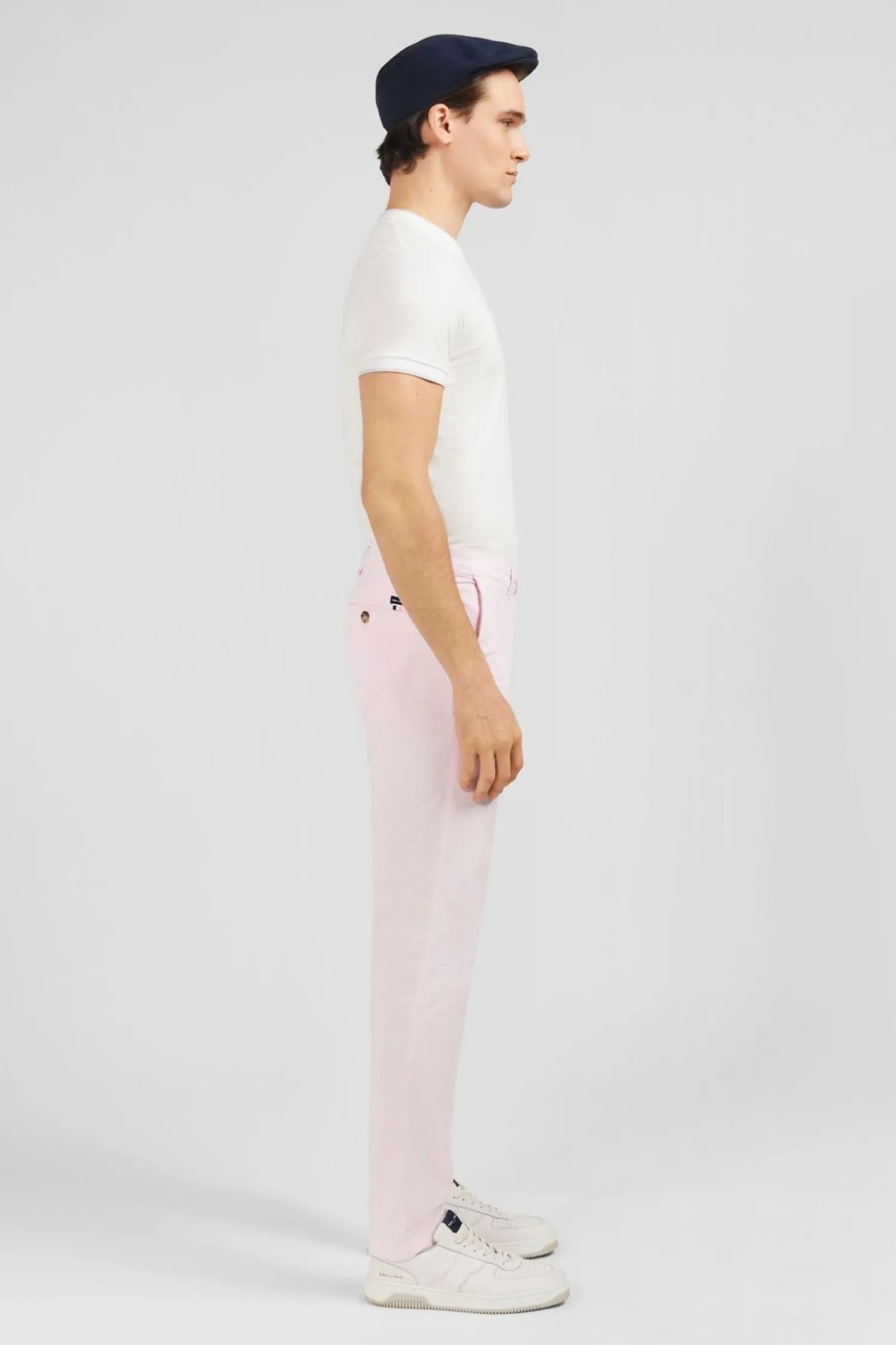 Clearance Pantalon Chino Rose Homme Pantalons