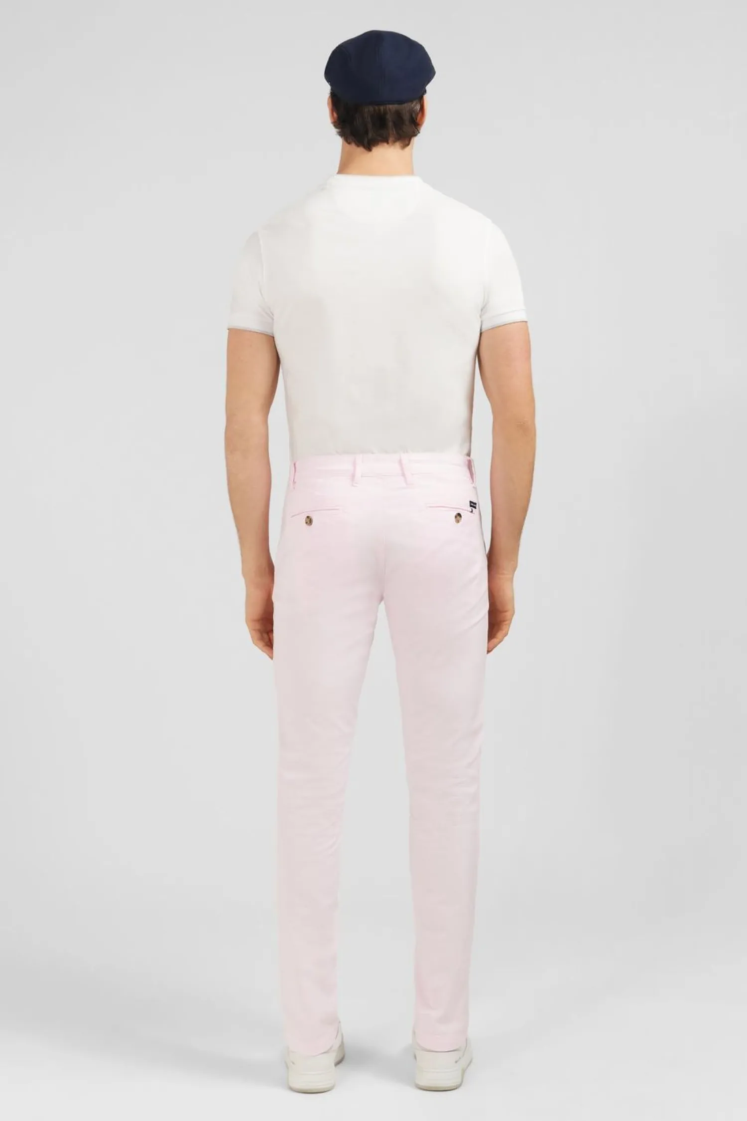 Clearance Pantalon Chino Rose Homme Pantalons
