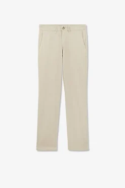 Pantalon Chino Sans Plis Beige Homme Pantalons