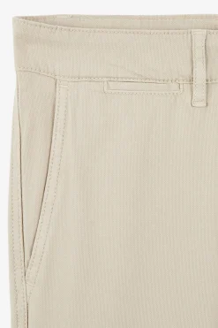 Pantalon Chino Sans Plis Beige Homme Pantalons