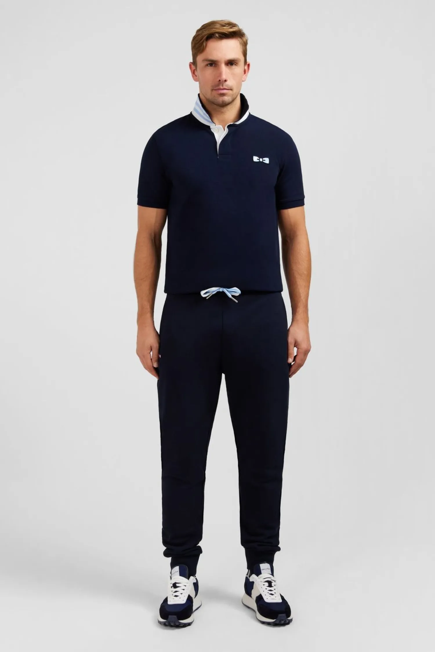 Clearance Pantalon De Jogging Bleu Marine Homme Pantalons