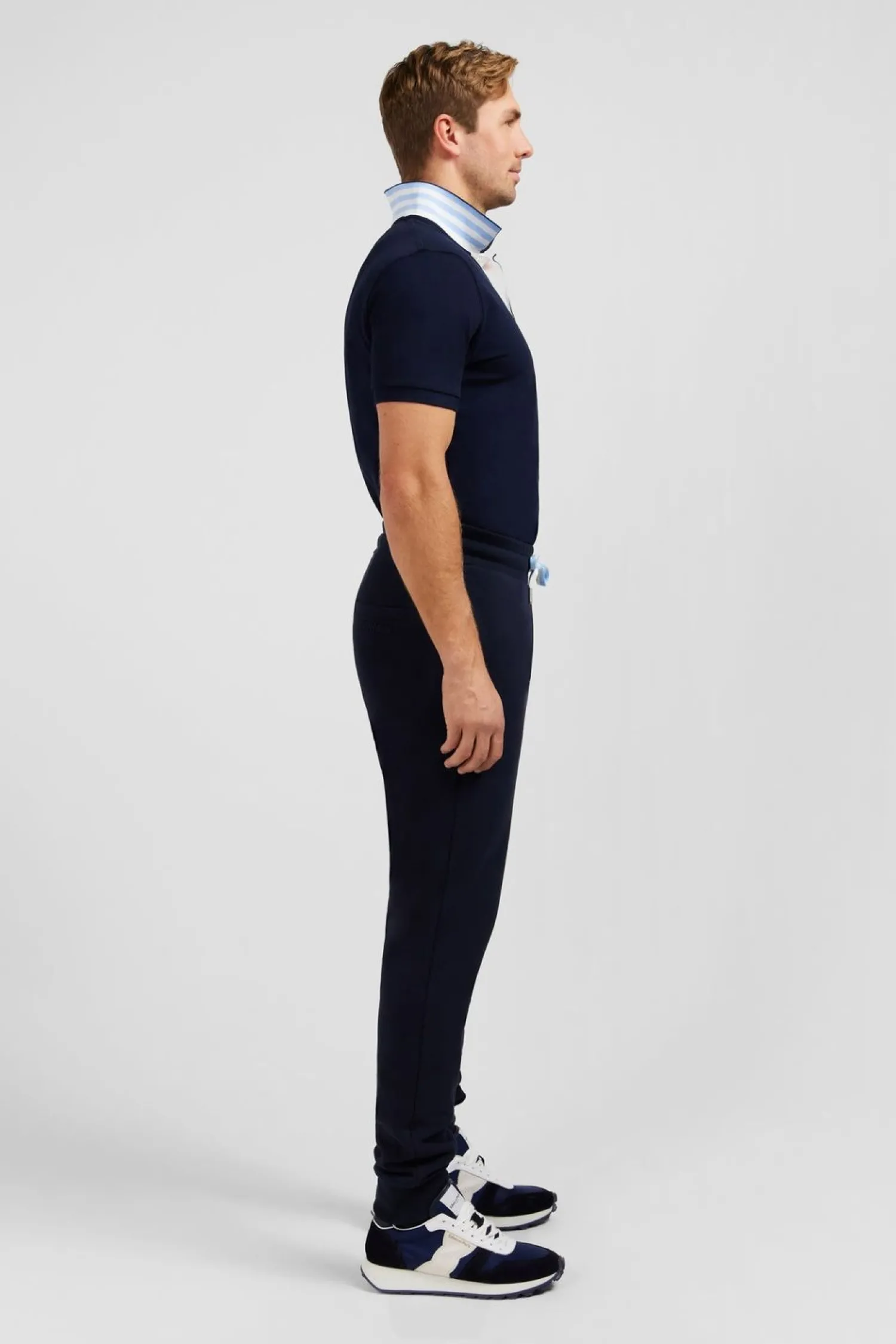 Clearance Pantalon De Jogging Bleu Marine Homme Pantalons