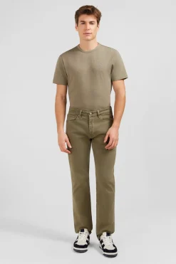 Discount Pantalon Droit Beige Homme Pantalons