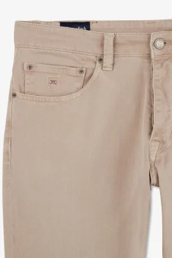 Clearance Pantalon Droit Beige Homme Pantalons