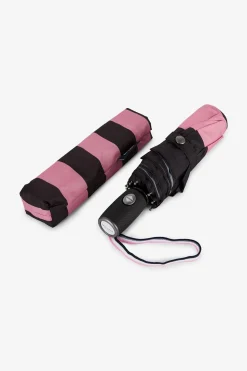 Hot Parapluie Rose Pliant A Rayures Homme Parapluies