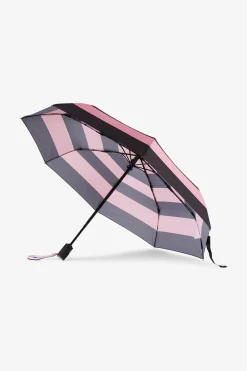 Hot Parapluie Rose Pliant A Rayures Homme Parapluies