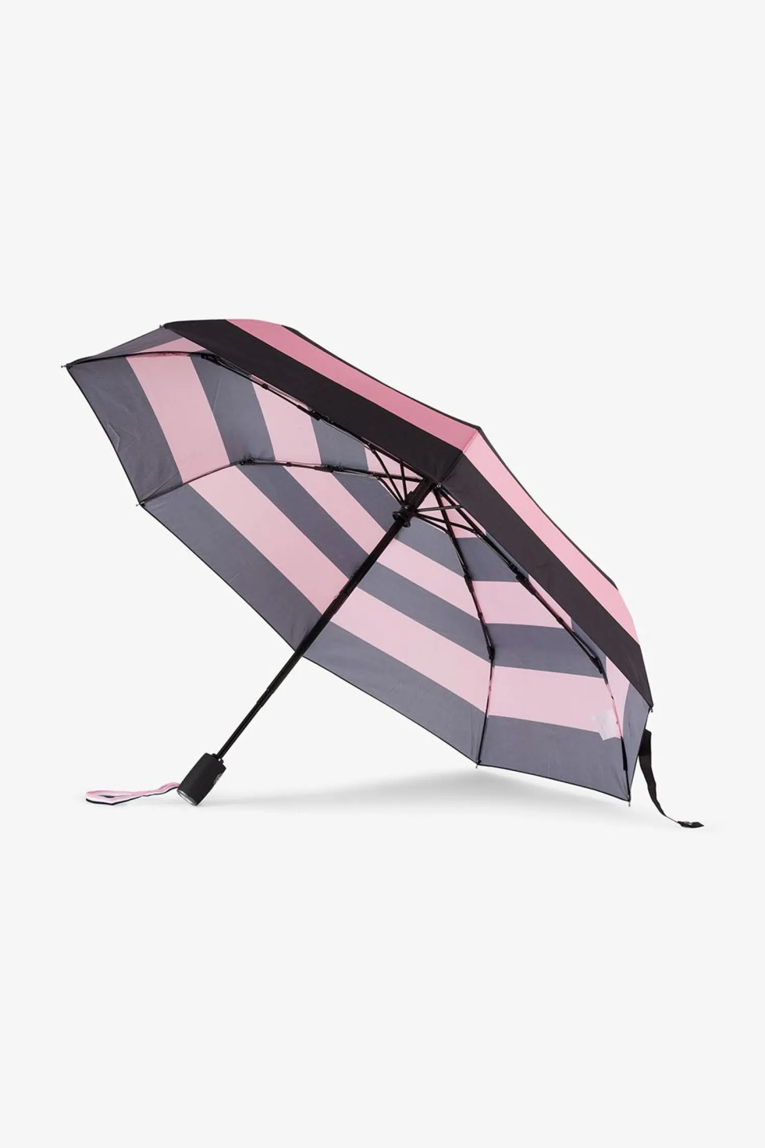 Hot Parapluie Rose Pliant A Rayures Homme Parapluies