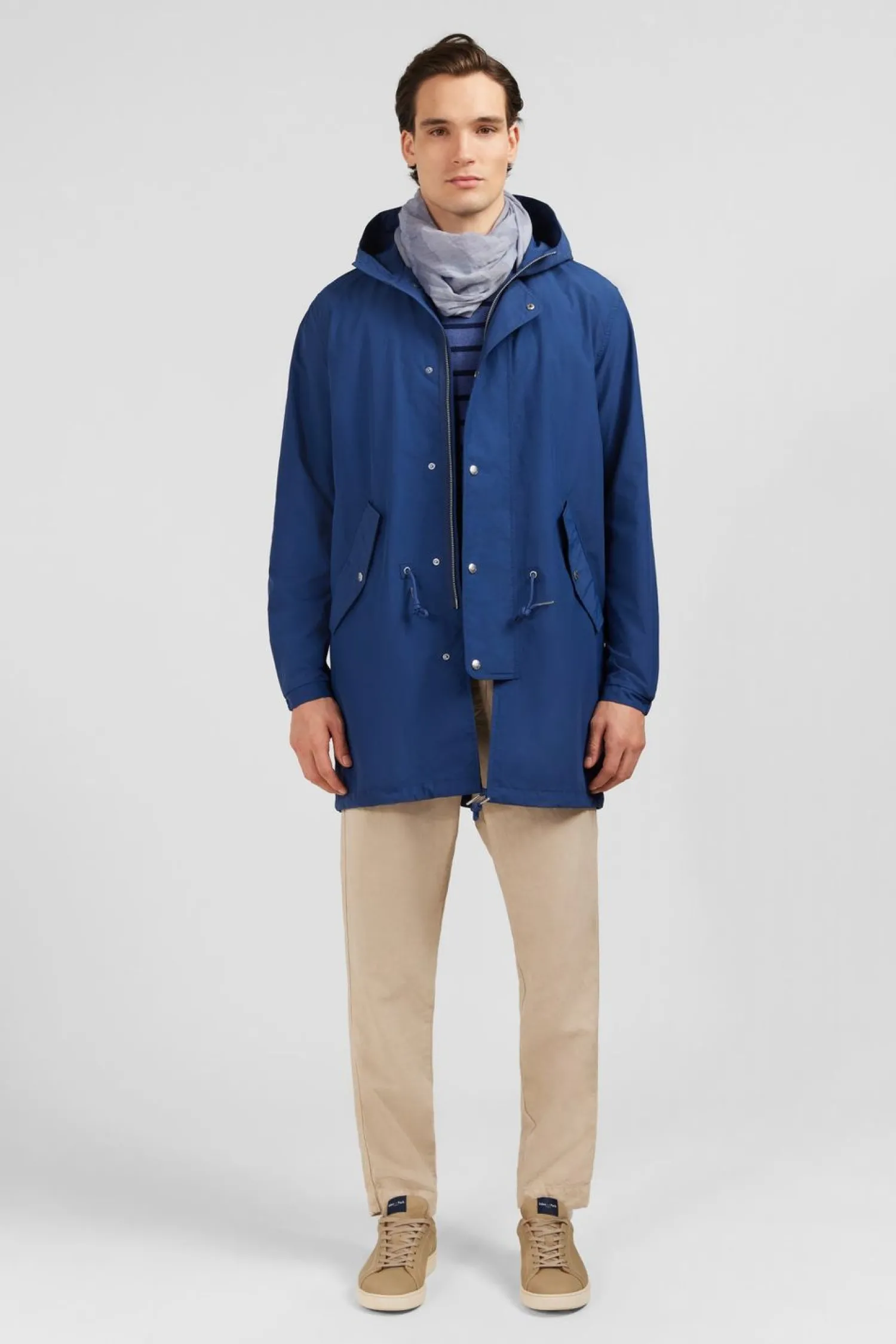 Online Parka A Capuche En Toie De Coton eange Beu Homme Manteaux Et Vestes