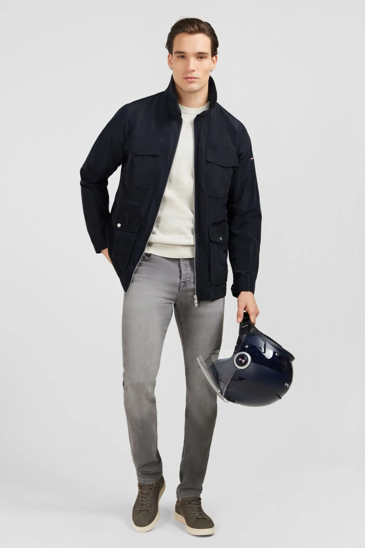 Best Parka Beu arine Unie Homme Manteaux Et Vestes