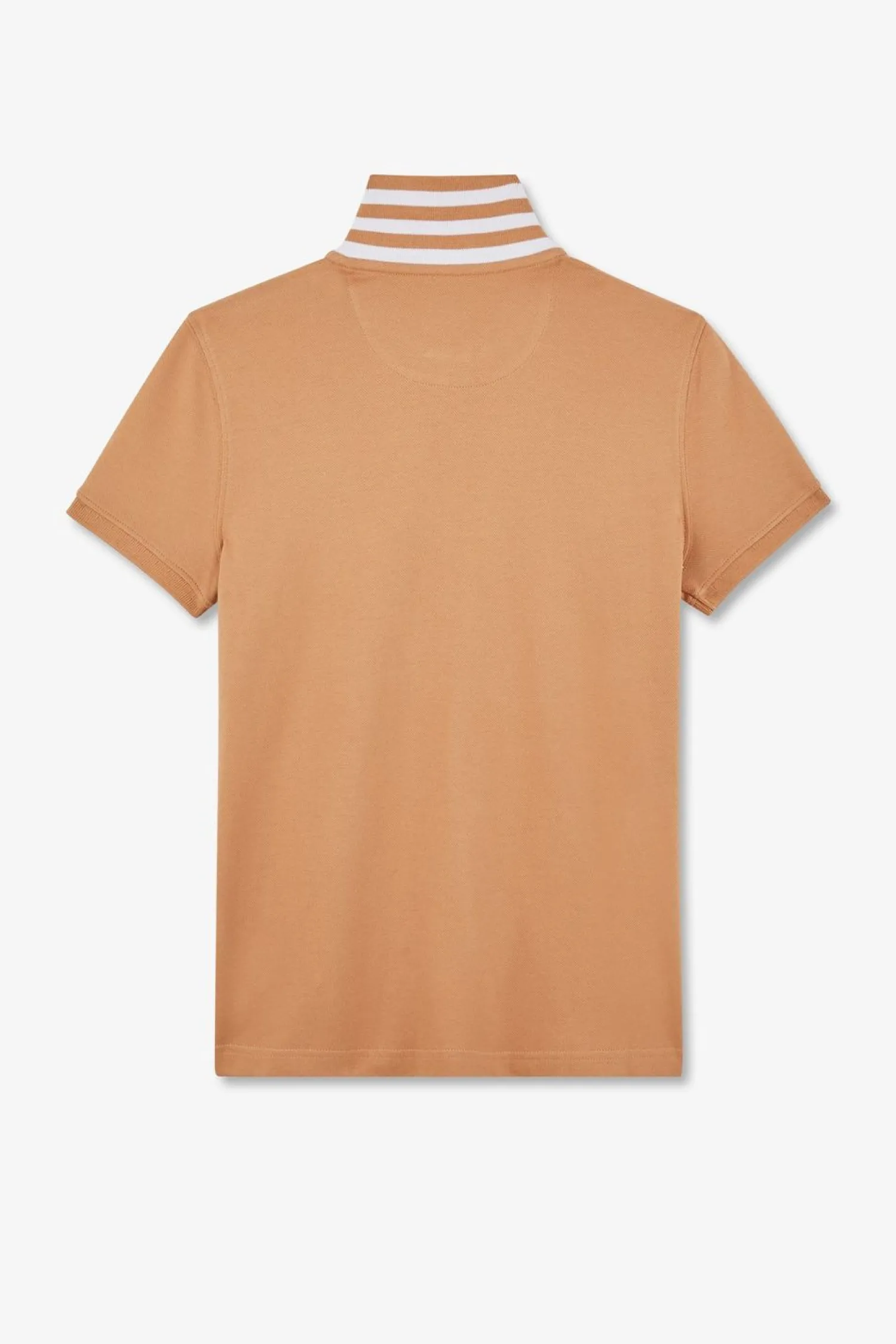 New Poo Beige anche Courte En Coton Pia Femme Polos