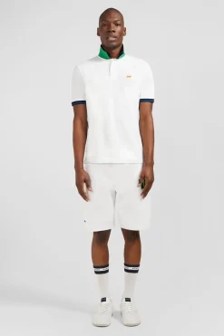 Discount Poo Banc A anche Courte Homme Polos