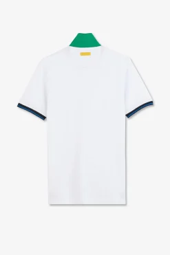 Discount Poo Banc A anche Courte Homme Polos