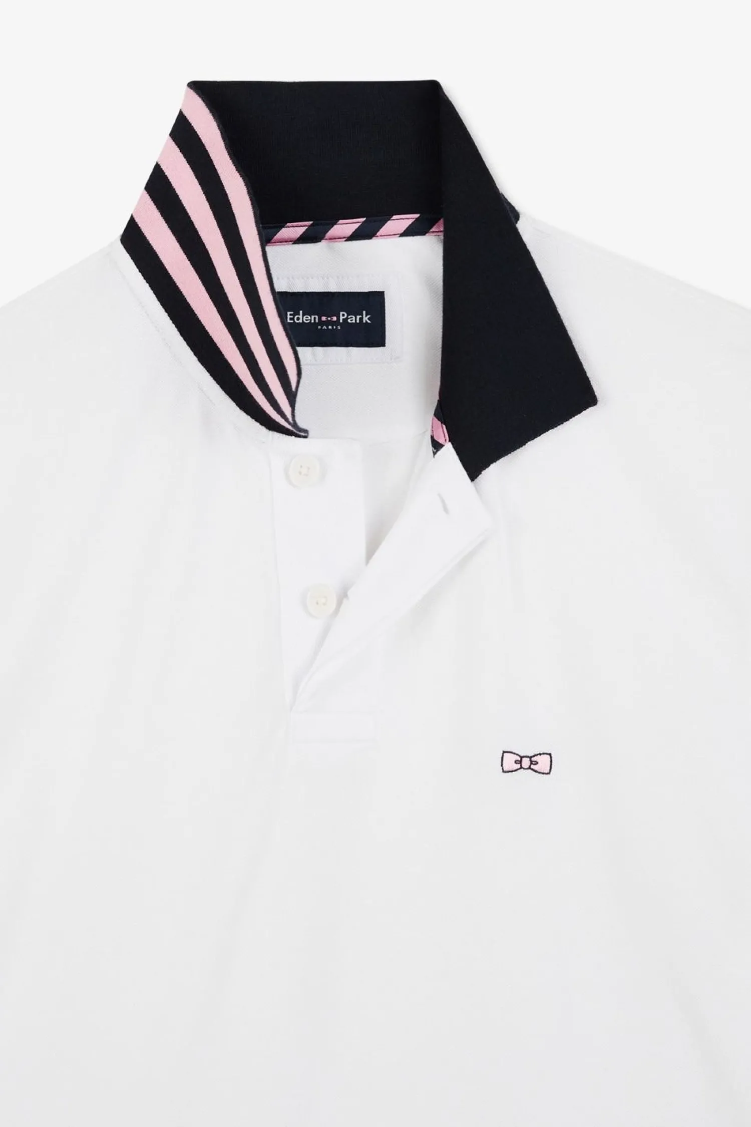 Outlet Poo Banc A anche Courte Nuero 10 Homme Polos