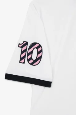 Outlet Poo Banc A anche Courte Nuero 10 Homme Polos