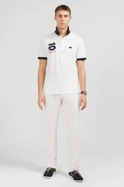 Poo Banc A anche Courte Xv De France Homme Polos