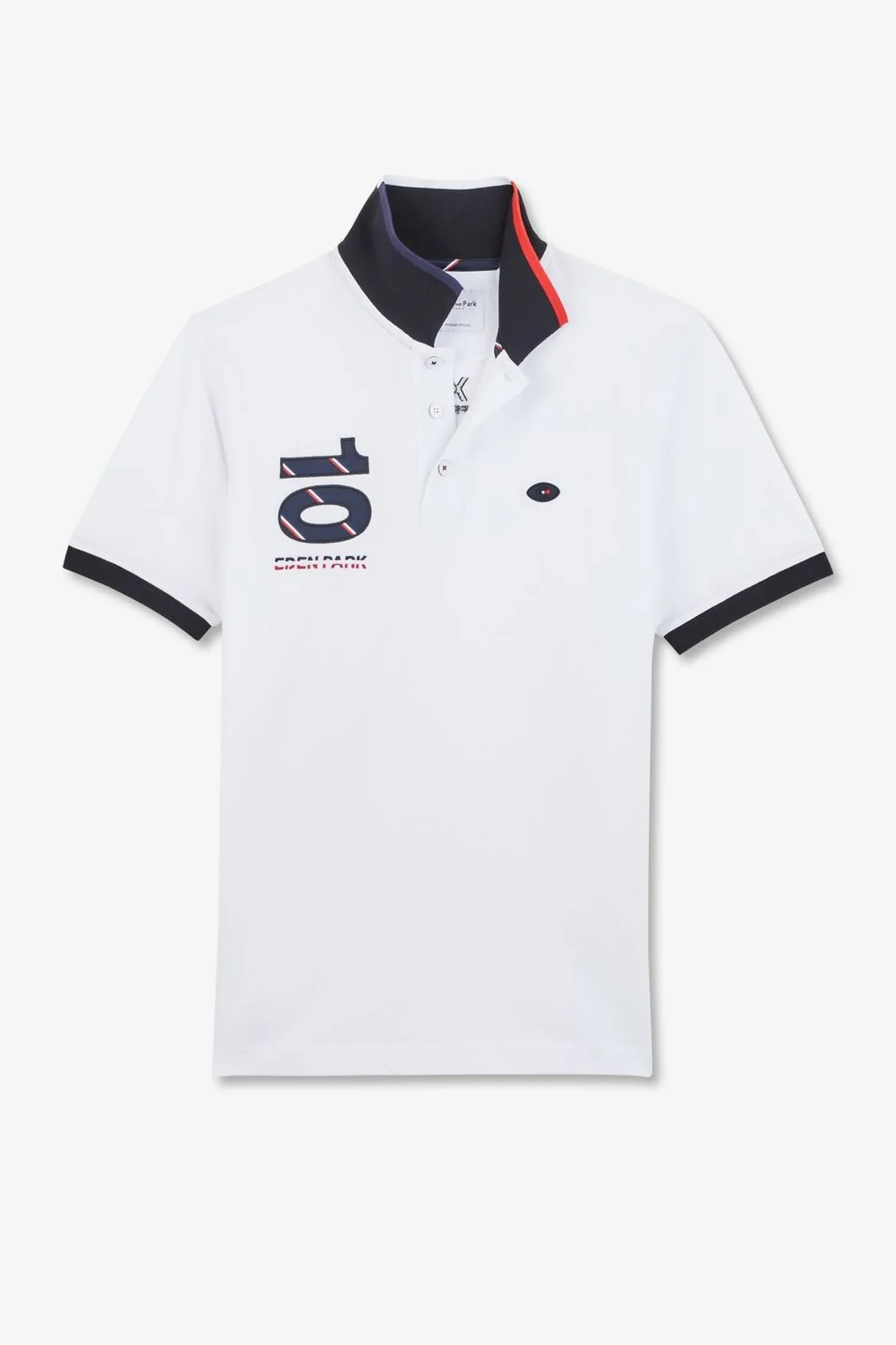 Poo Banc A anche Courte Xv De France Homme Polos