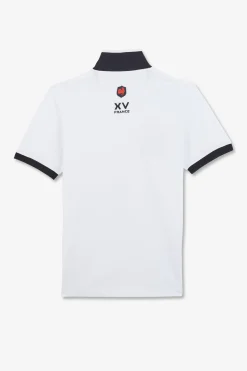 Poo Banc A anche Courte Xv De France Homme Polos