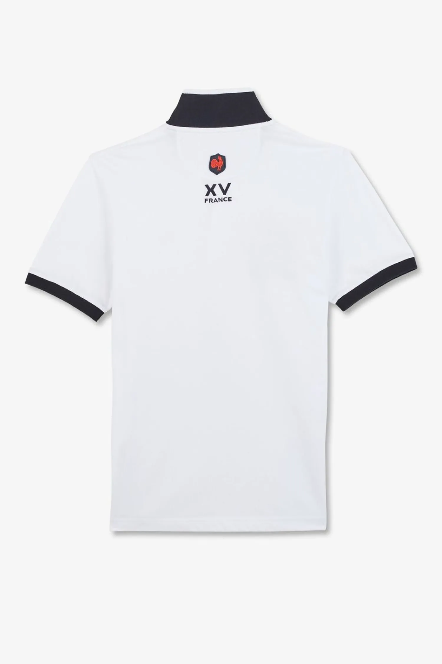 Poo Banc A anche Courte Xv De France Homme Polos