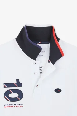 Poo Banc A anche Courte Xv De France Homme Polos
