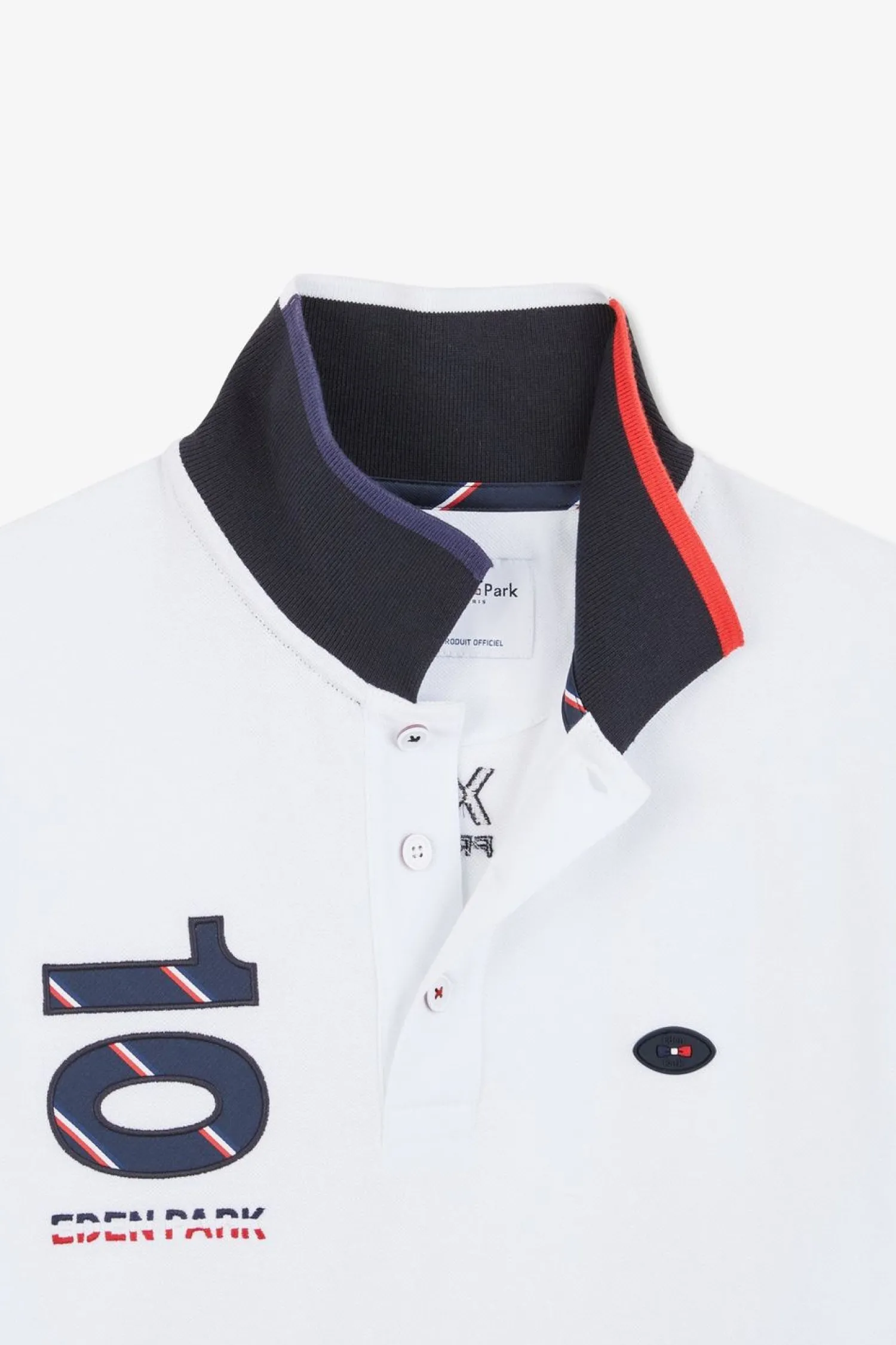 Poo Banc A anche Courte Xv De France Homme Polos