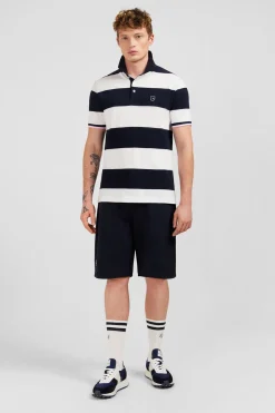 Hot Poo Banc A Rayure Homme Polos