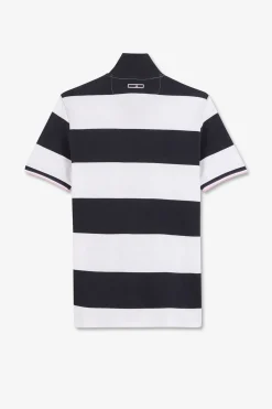 Hot Poo Banc A Rayure Homme Polos