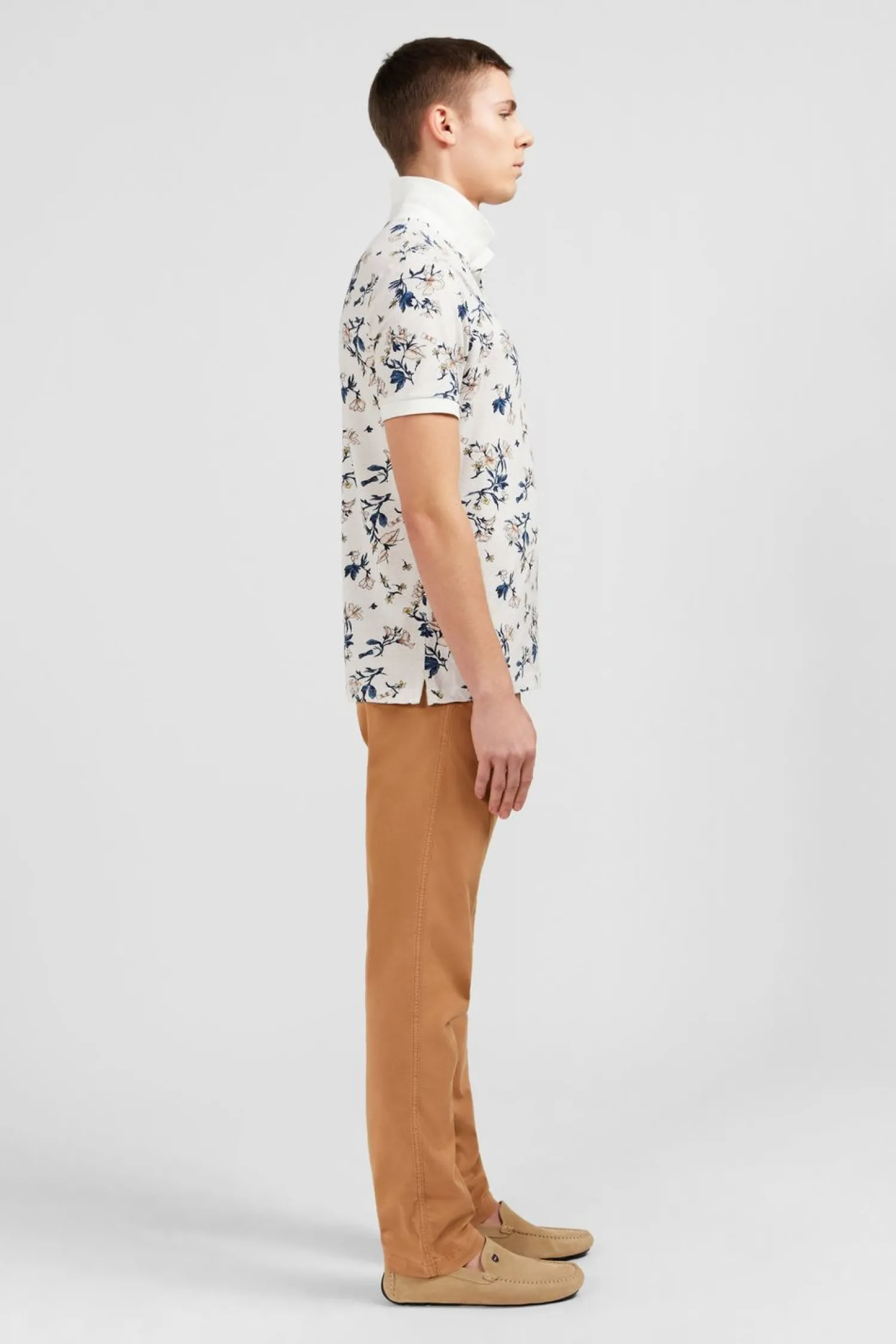 New Poo Banc Iprie Excuif Feuri Homme Polos