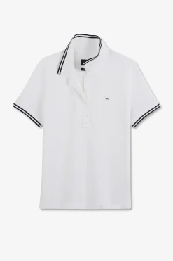 Discount Poo Banc anche Courte En Coton Pia Femme Polos