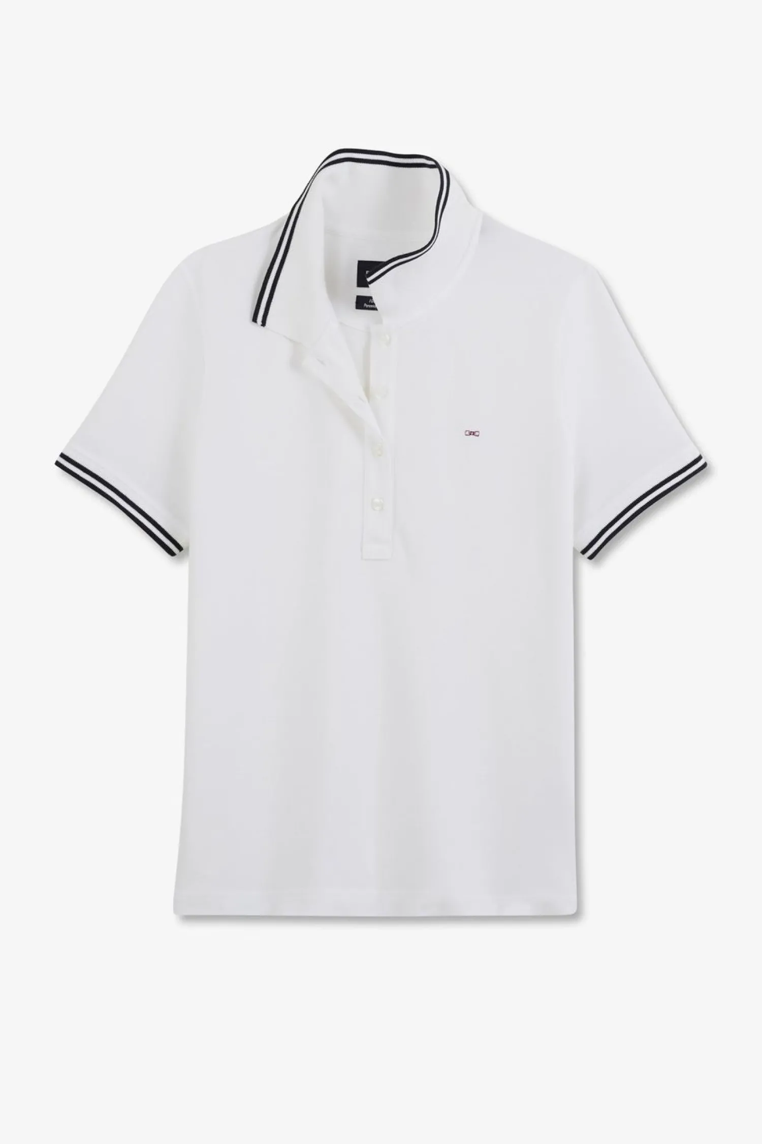 Discount Poo Banc anche Courte En Coton Pia Femme Polos