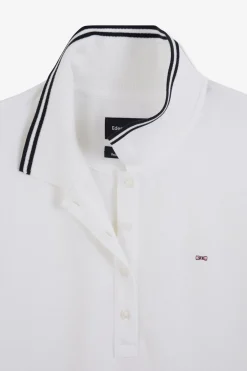 Discount Poo Banc anche Courte En Coton Pia Femme Polos