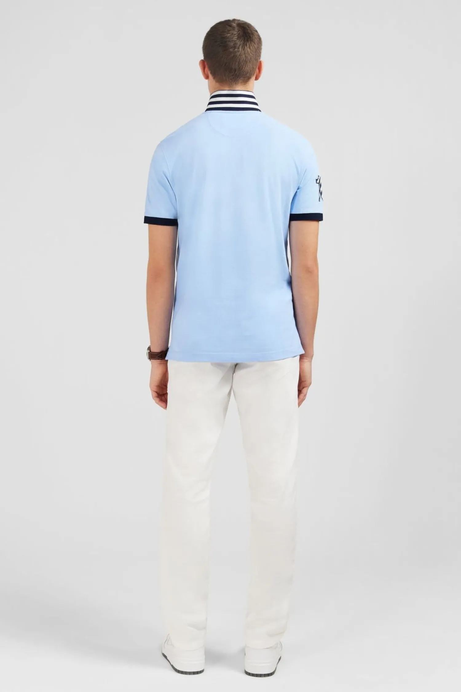 Online Poo Beu Cair A anche Courte Nuero 10 Homme Polos