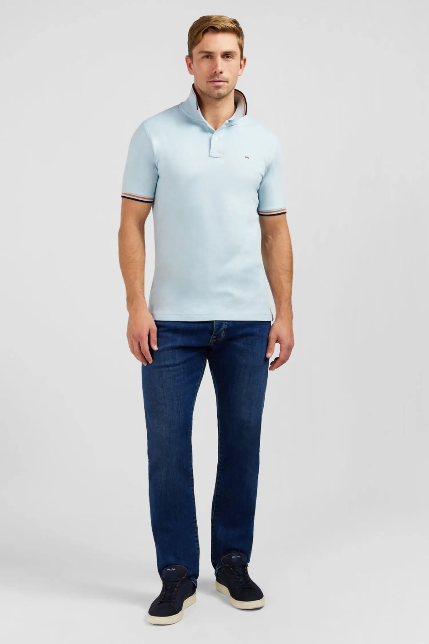 Clearance Poo Beu Cair En Coton Pia Homme Polos
