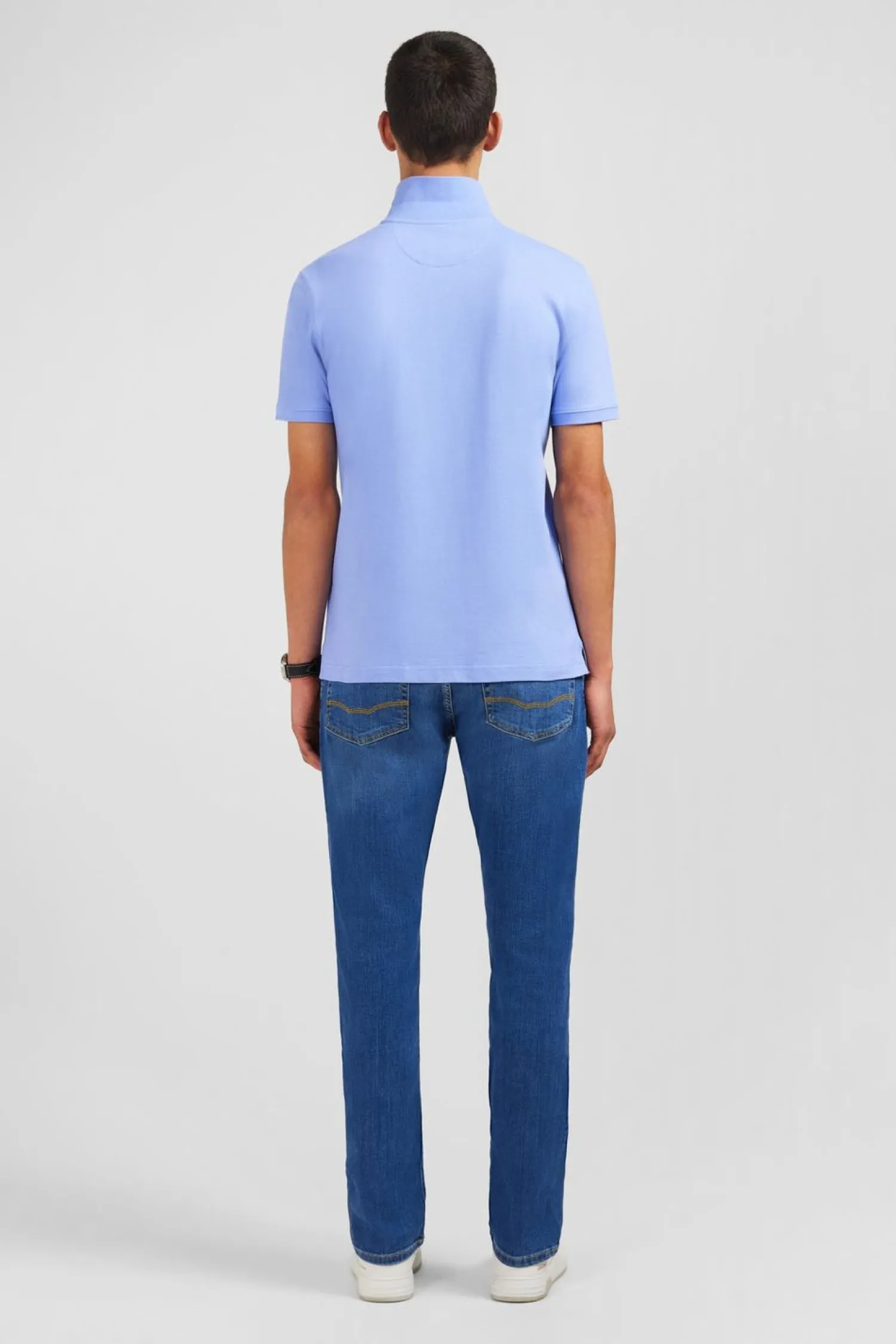 Hot Poo Beu En Coton Pia tretch Homme Polos