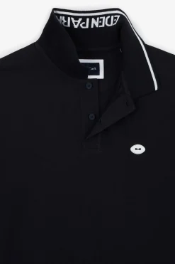 New Poo Beu Fonce A anche Courte Homme Polos