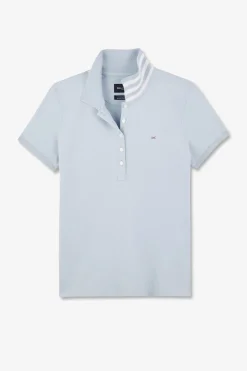 Online Poo Beu anche Courte En Coton Pia Femme Polos