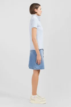Online Poo Beu anche Courte En Coton Pia Femme Polos