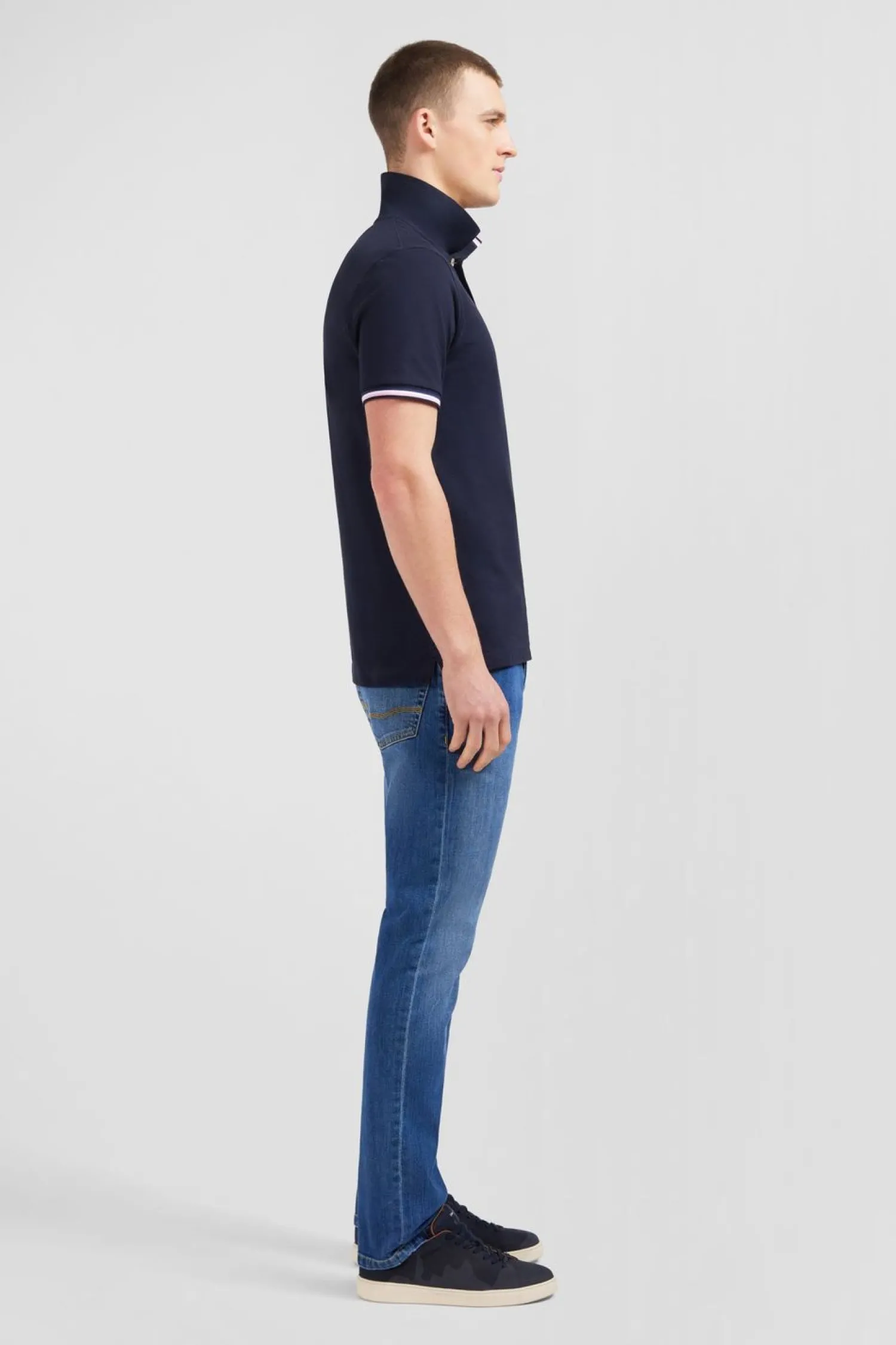 Outlet Poo Beu arine A anche Courte Homme Polos