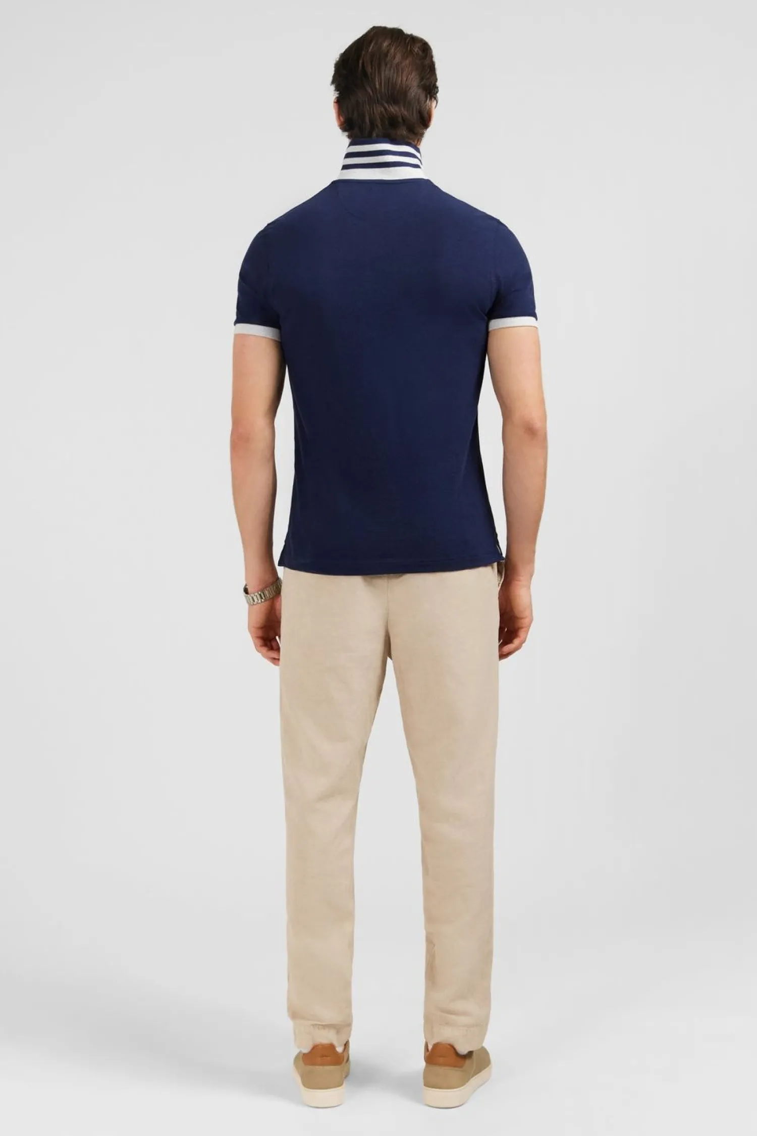 Outlet Poo Beu arine A anche Courte Homme Polos