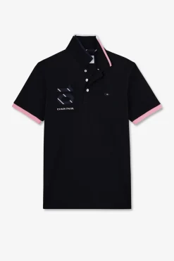 Discount Poo Beu arine A anche Courte Xv De France Homme Polos