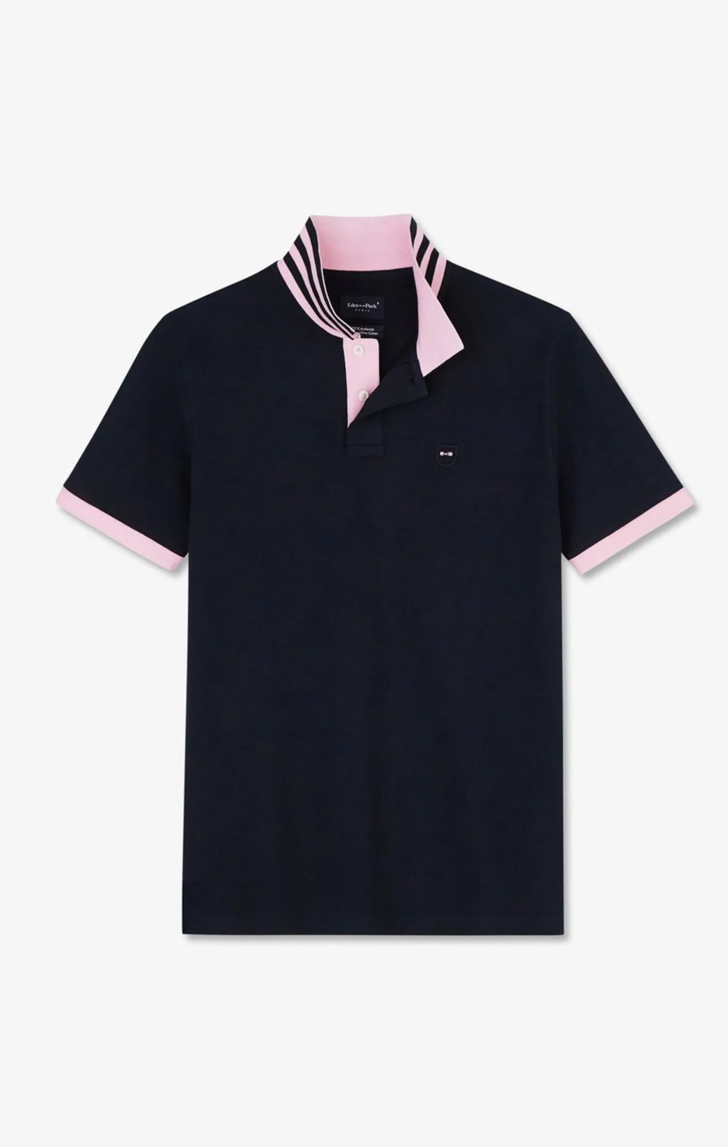 Hot Poo Beu arine En Coton Pia Avec Detai Contrate Homme Polos