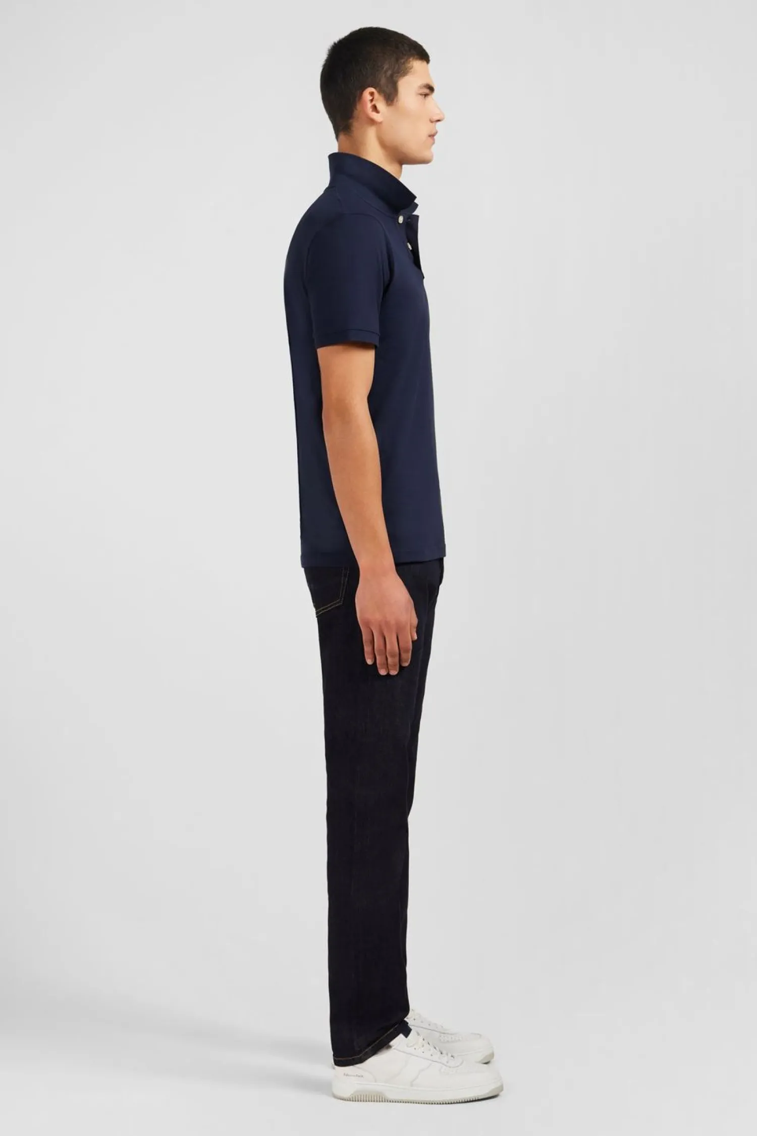 Outlet Poo Beu arine En Coton Pia tretch Homme Polos