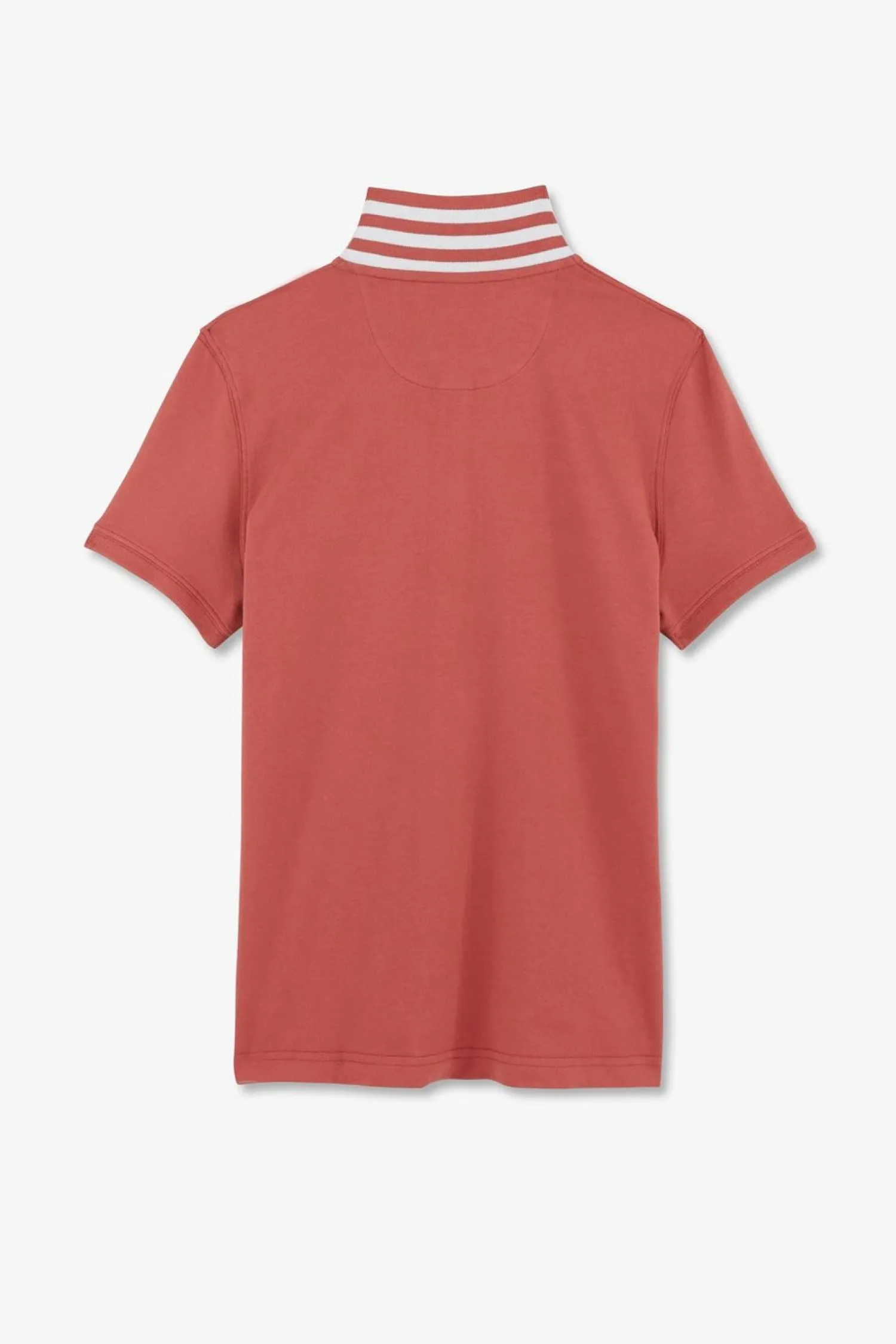 Clearance Poo Brique anche Courte En Coton Pia Femme Polos