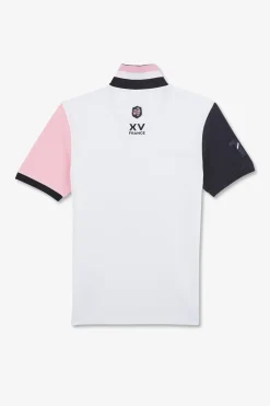Sale Poo Coorbock Roe En Coton Pique A Broderie Xv De France Homme Polos